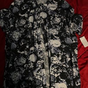 graphic design button up shirt